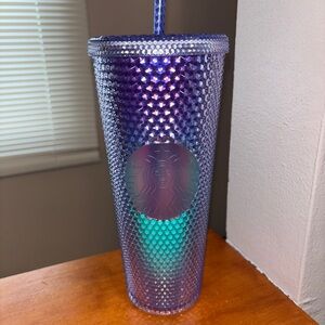 Starbucks Iridescent Purple and Teal Tumbler